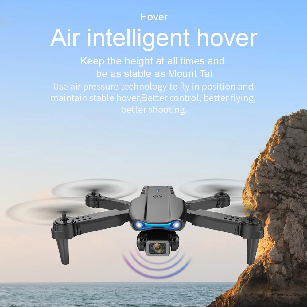 E99Pro HD Professional 4K Aerial Photography Drone Dual Camera WIFI FPV Quadcopter Obstacle Avoidance 40cm Blue Landing Pad Avai