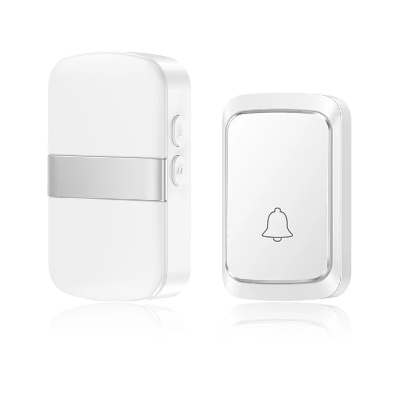 Battery Powered DC Wireless Doorbell 300M/984FT Range 60Songs Welcome Door Bell Chime Kit For Home, Store,Office ,Classroom etc.