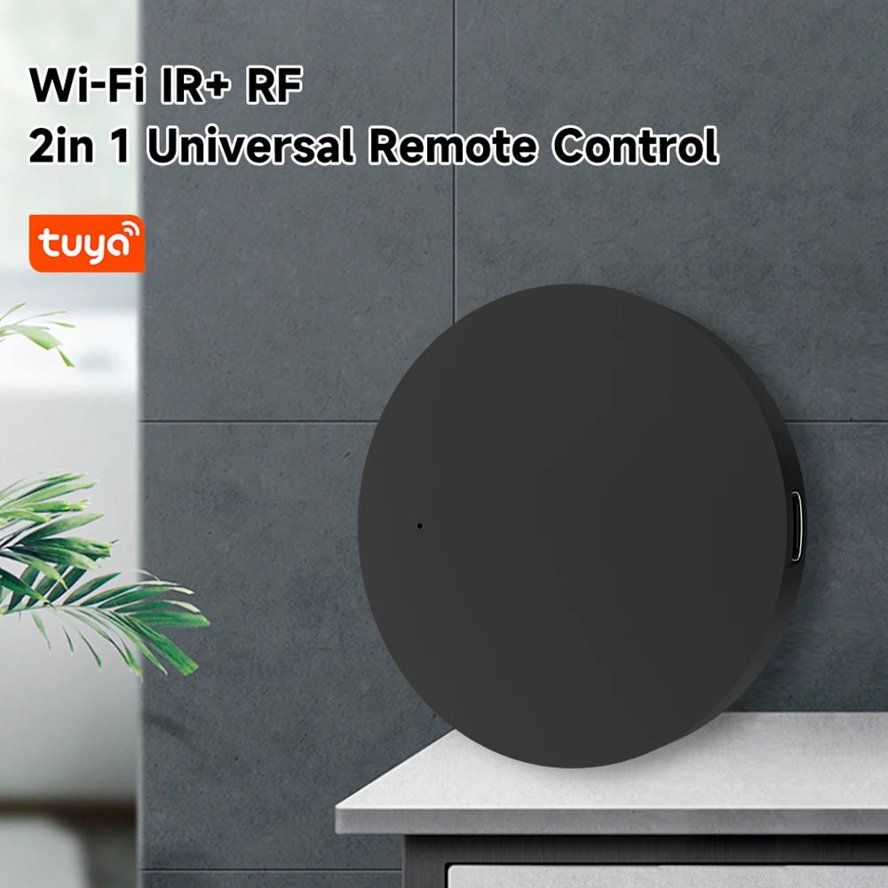 Tuya WiFi Remote controller IR RF Control Tuya Smart Home Appliance TV Light Voice Control Compatible with Alexa Google Home APP