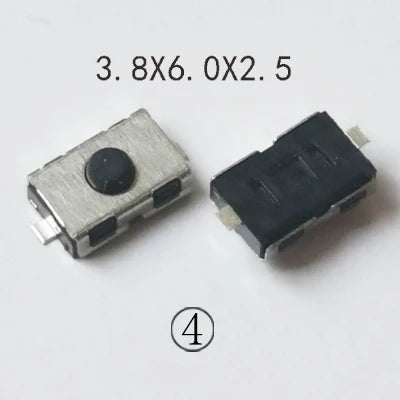 50PCS 4x6/3x6mm H 2.5mm 2Pin Tactile Push Button Switch Phone Button SMD Micro Momentary Switch PCB Mounting