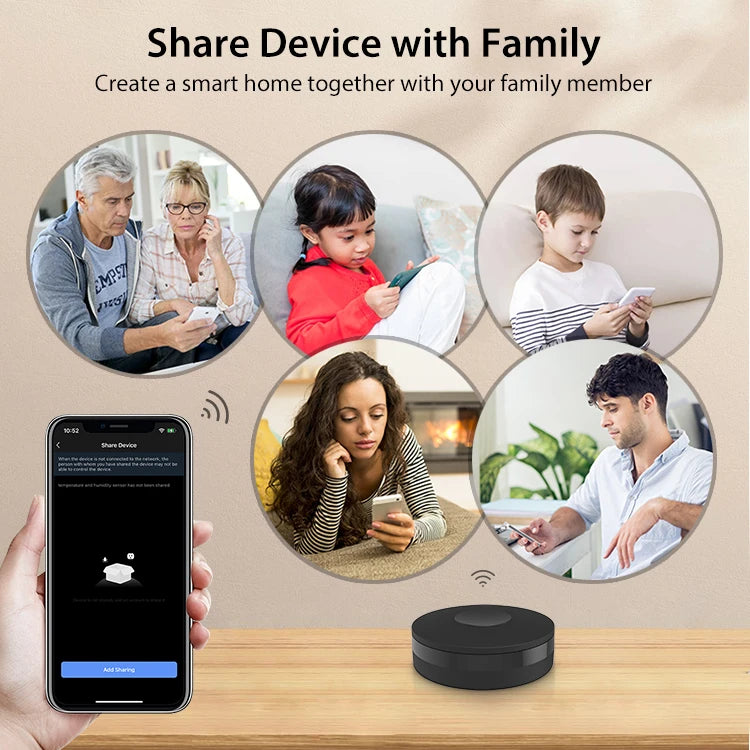 NEO Tuya Smart RF IR Remote Control WiFi Smart Home Infrared Controller for Air Conditioner ALL TV Work with Alexa Google Home
