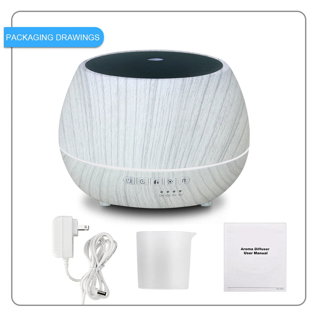 WiFi Smart 550ML Electric Aroma Diffuser Essential Oil Diffuser Air Humidifier Ultrasonic Remote Control Mist Maker Home