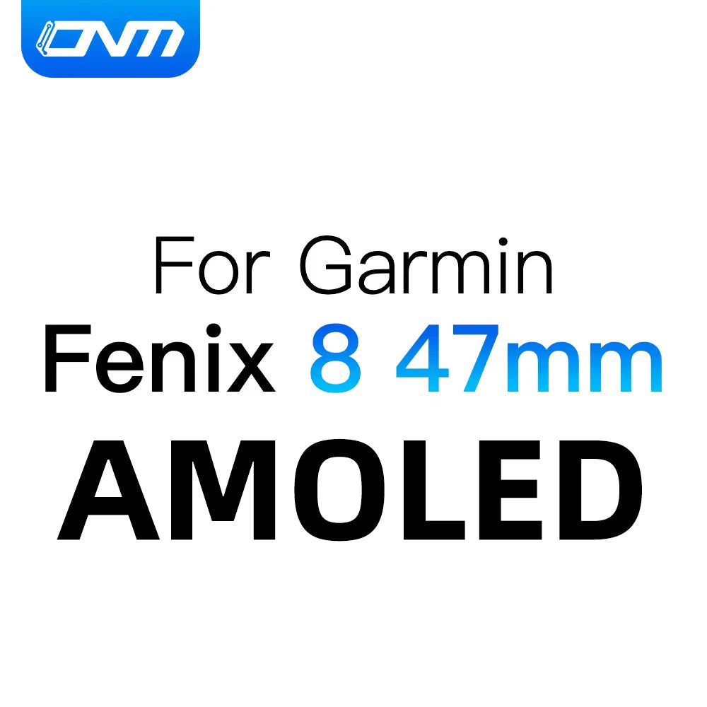 9H Tempered Glass For Garmin Fenix 8 7X 6X Pro 7 6 7S 6S 5 5S Solar AMOLED Screen Protector Glass Anti-scratch Film Accessories