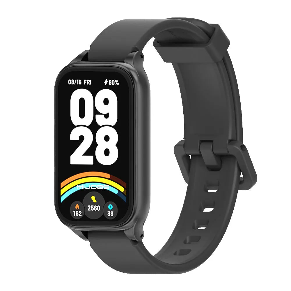 Strap for xiaomi Mi band 9 Active Bracelet Global Version Silicone Waterproof Wristband Mi Smart Band 9 Active Strap
