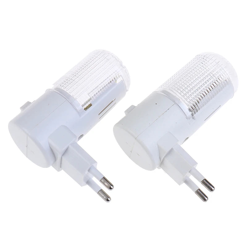 2 Pcs 3W 4 LEDs Night Light EU Plug Emergency Light Wall Lamp Home Bedroom Lighting
