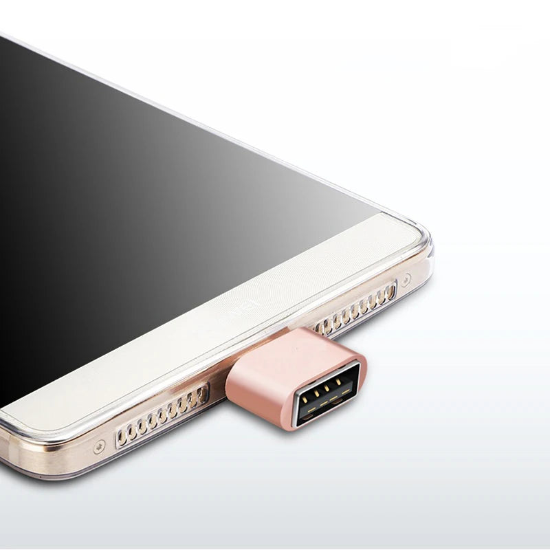 1-5pcs USB A Female to Type C Male Data Connector Mini Type C to USB Adapter For Xiaomi Huawei Android Mobile Phone MacBook iPad