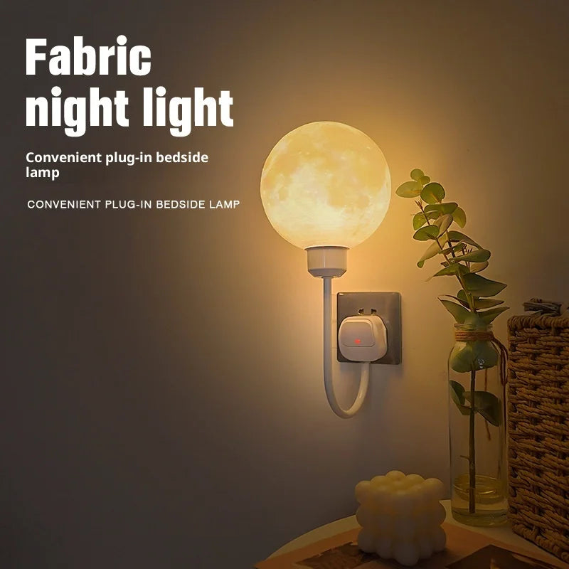 Remote Control Led Night Light Plug-in Eye Protection Sleep Soft Light Confinement Baby Feeding Wall Lamp Bedroom Bedside Lamp