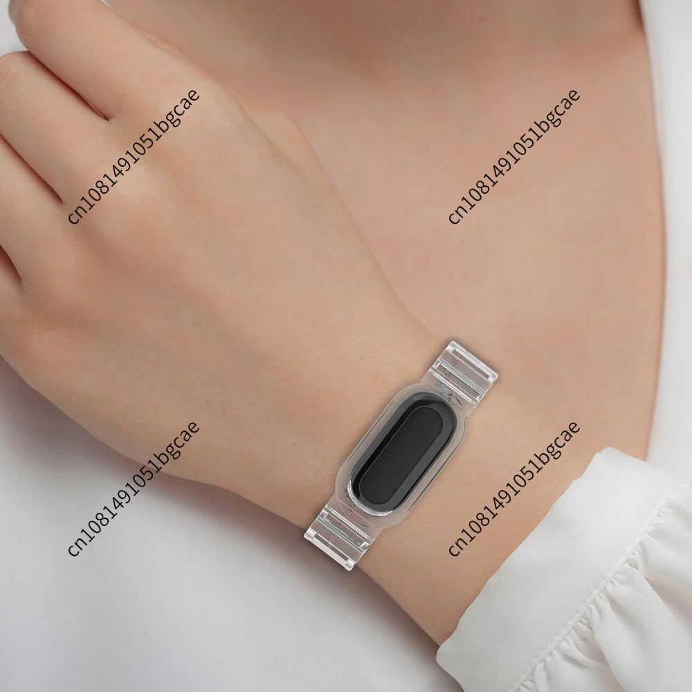 TPU Transparent Sport Bands for Google Fitbit Air Fitness Tracker Sweatproof Waterproof for Men Women Health Activity Tracker