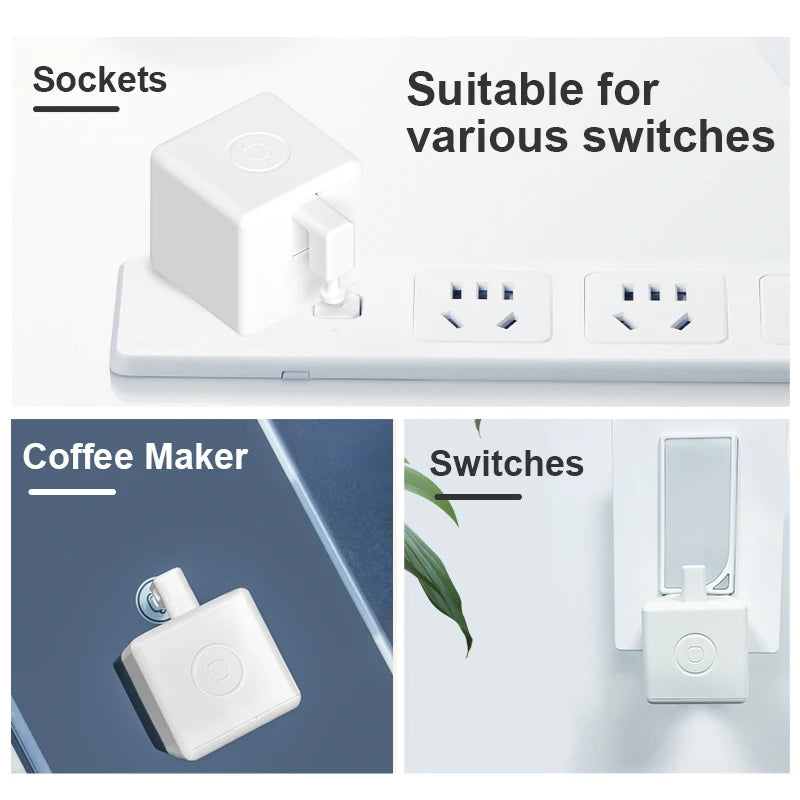 New Tuya Rechargeable Battery Switch Fingerbot Socket Bot Lights Garage Curtains Robot Remoter Alexa Google Home Voice Assistant