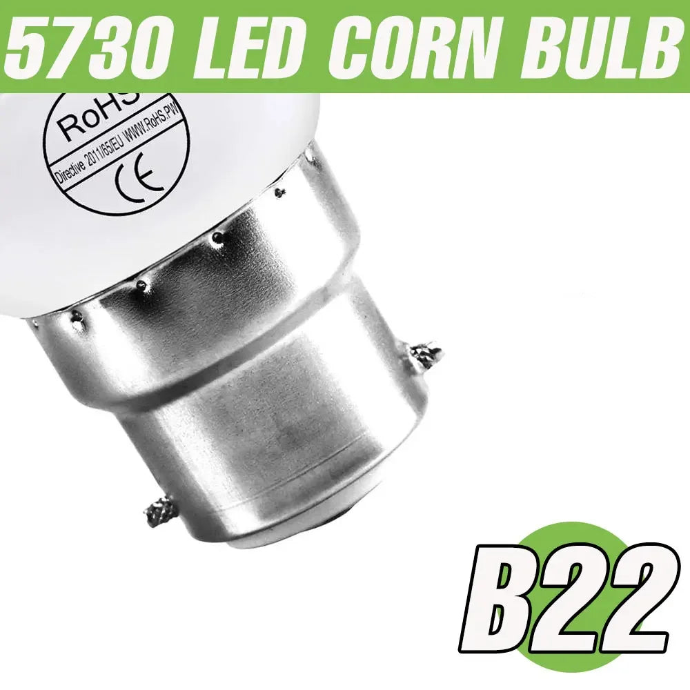 15W E27/E26 LED Corn Bulb AC220V E14 Ceiling Lamp GU10 Chandelier B22 Spotlight G9 Balcony Home Office Meeting Indoor Lighting