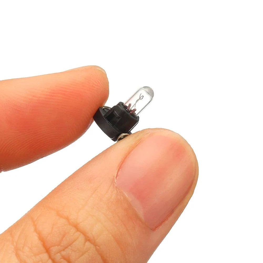 5/10pcs T3/T4.2 Halogen Bulb Car Board Instrument Panel Lamp 4300K 1-1.4W Halogen Lamp Indicator Wedge Car Dashboard LED Lights
