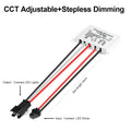 12V 5A LED Dimmer Switch Capacitive CCT Adjustable Touch Sensor Switch For Bathroom Mirror Light Backlight Decoration