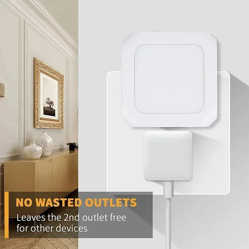 LED Night Lamp Wireless Motion Sensor Light US EU UK AU Plug Sensor Night Lamp Dimmable Lights for Bedroom Corridor Lighting