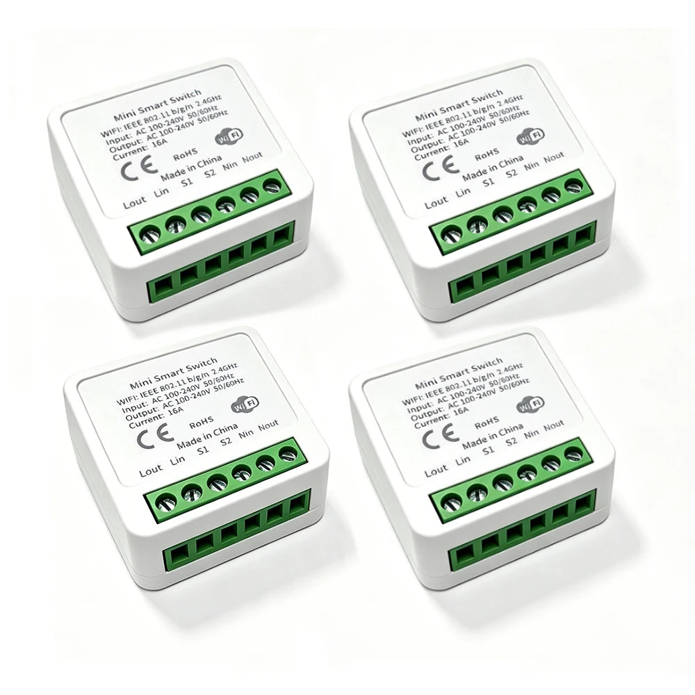 16A WiFi Smart Switch Circuit Breaker with Timer, CozyLife APP Control, Works with Alexa & Google Home Voice Control