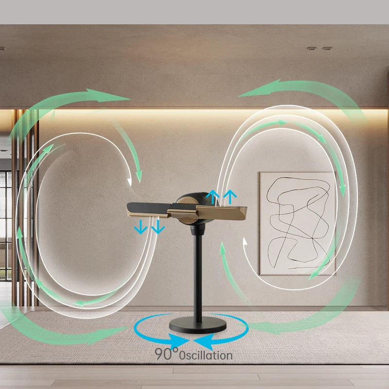 Ventilateur Climatiseur Smart Cool Air Circulation Tower Fan Bladeless Cooling Fan for Room
