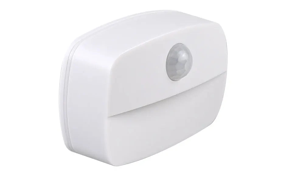 Wireless LED Motion Sensor Night Light Plug In Motion Detector Bedroom Staircase Closet Bedside Night Lamp 220V Battery Powered