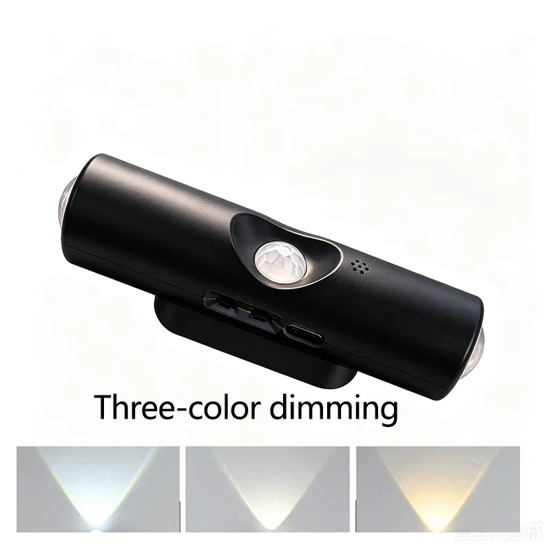 Smart RGB Gradient Night Light Magnetic Motion Sensor Rechargeable Wall Lamp for Bedroom Bathroom Closet Garden Home Decor