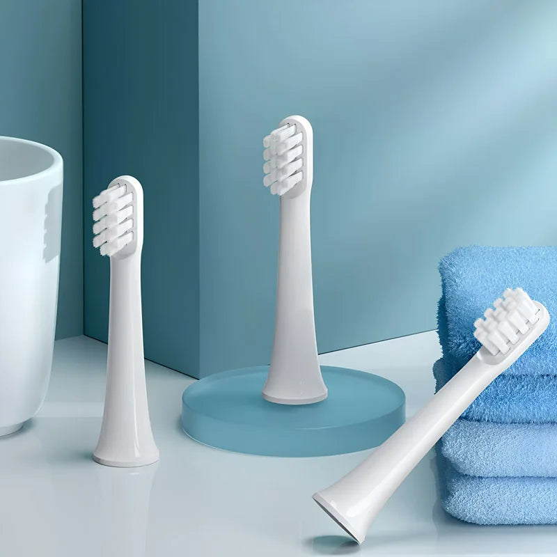 6/12Pcs Replacement Brush Heads For  MIJIA T100 Mes603 Electric Toothbrush Vacuum DuPont Soft Bristle Suitable Nozzles