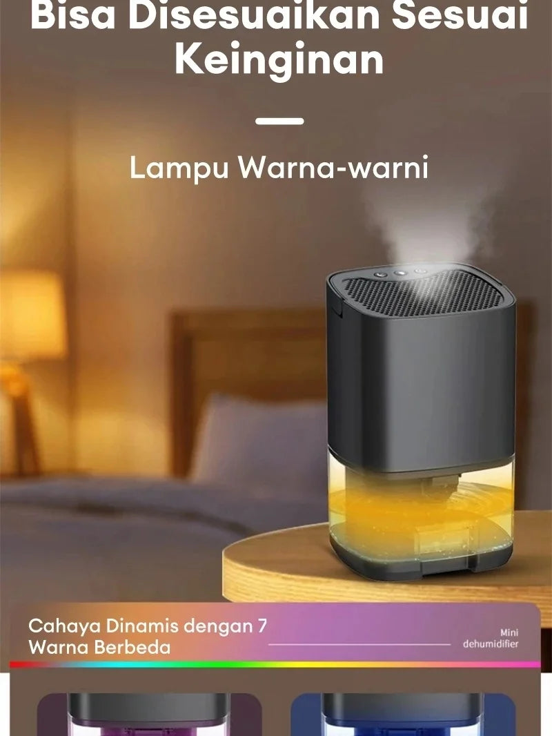 Smart Air Purifier Dehumidifier Home Mini Mute Dehumidification Dryer For Home Room Office Kitchen Deodorizer Dryer EU/US Plug