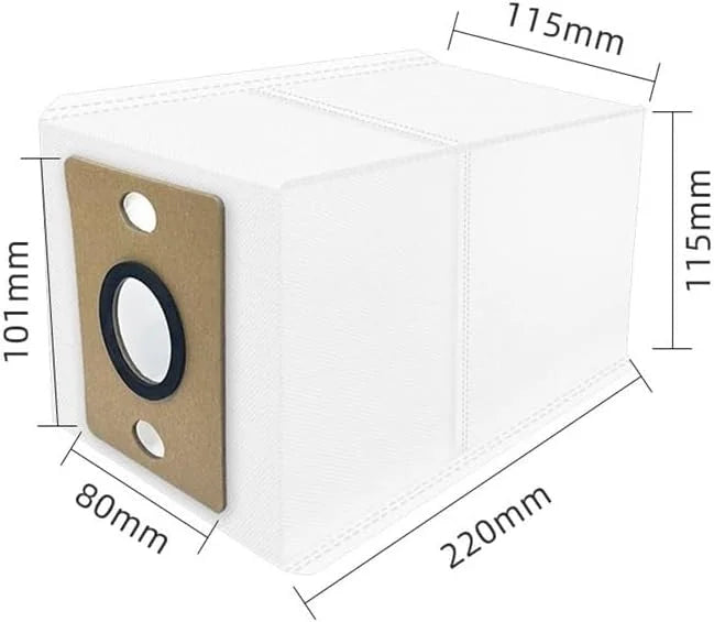 Dust Bags for ILIFE A30 Pro / V9 Pro / A12 Pro / V9 / G9 Pro Robot Vacuum Cleaner, Vacuum Parts Dust Bag Replacement Accessories
