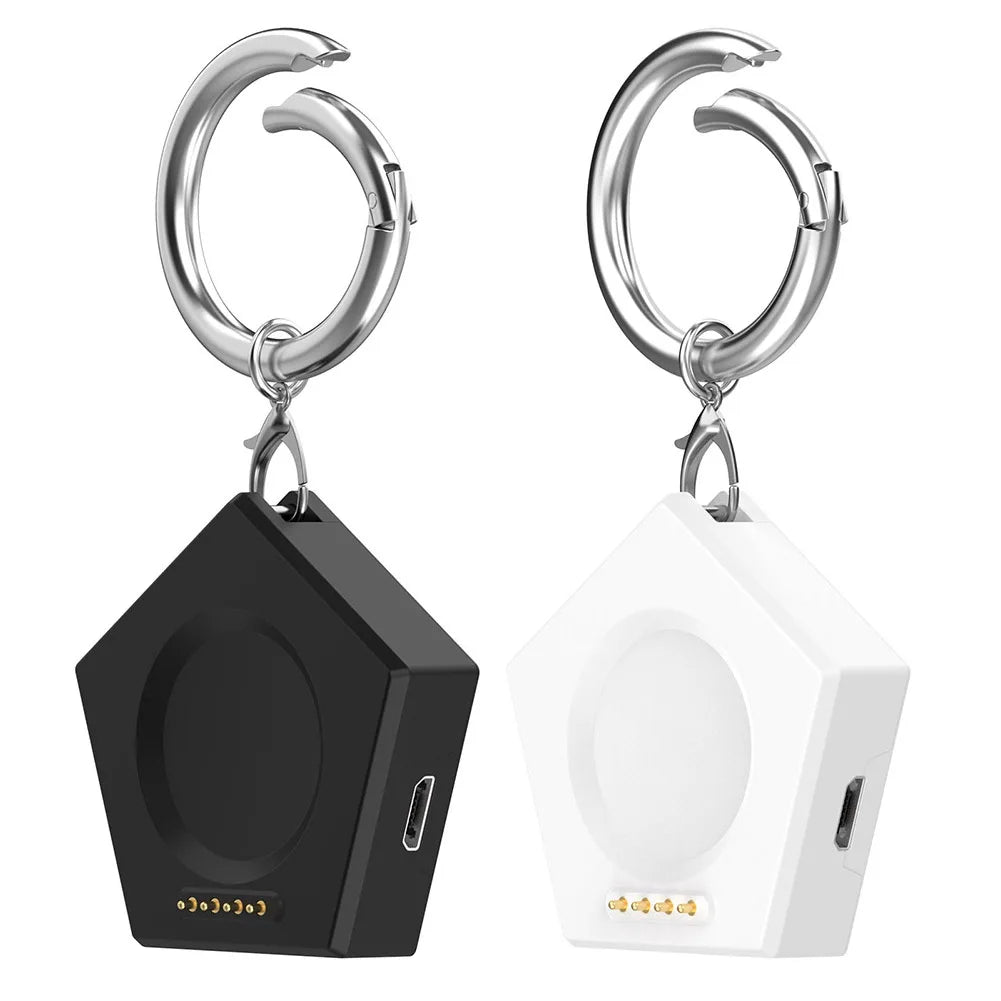 Magnetic Charger Watch Charger with Keychain Type-C/Micro Port for Oneplus Watch2 OPPO Watch X/4pro/3 Pro/3/2/SE Watch Charger