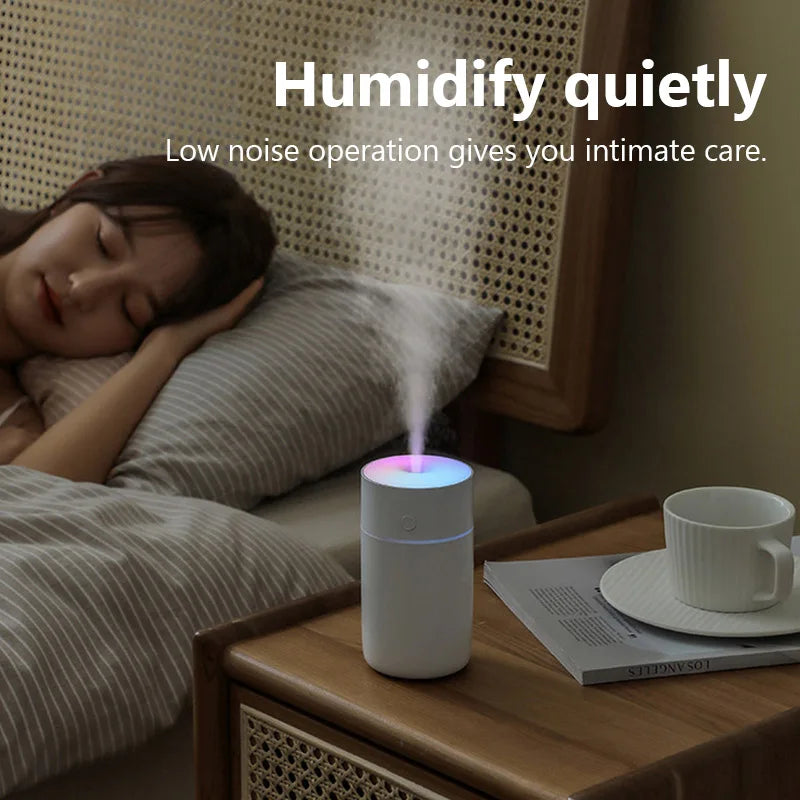 Wireless Portable Air Humidifier USB Rechargeable  Home Car Mini Aroma Diffuser Colorful Essential Oil humidificador Mist Maker