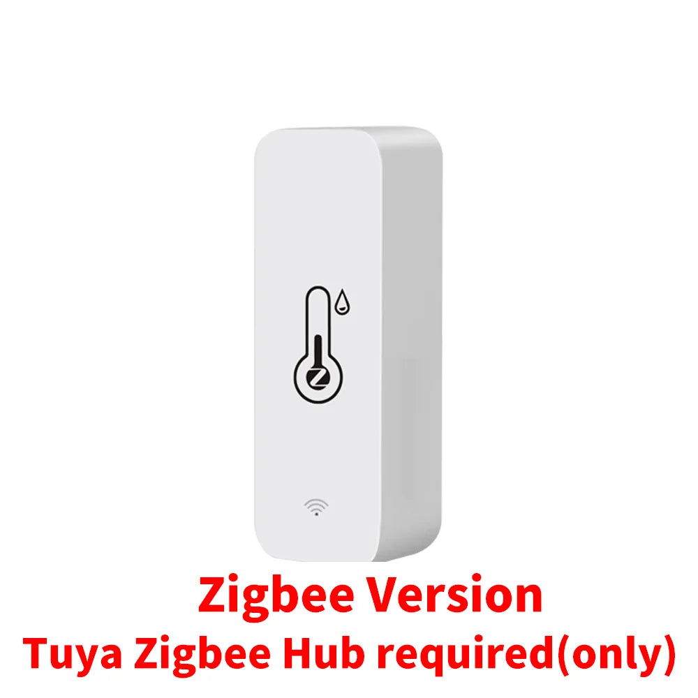Tuya WiFi Zigbee Temperature Humidity Sensor Indoor Hygrometer Controller Monitoring Smart Life Alexa Google Home Tuya Sensor
