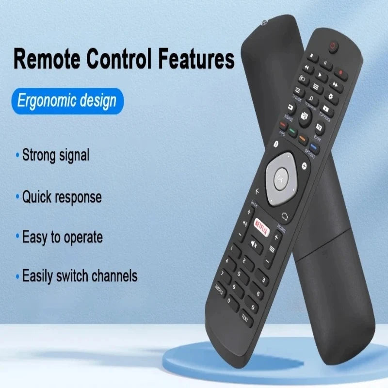 Universal Remote Control Netflix Buttons for Philips LCD LED Smart TV Replacement
