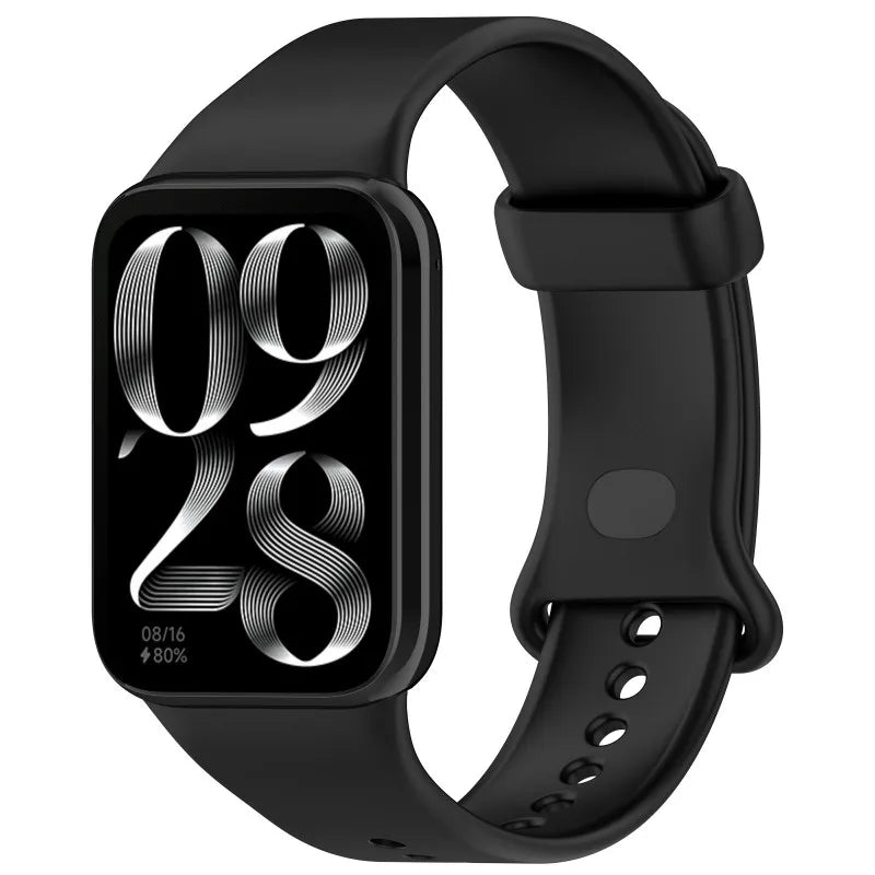 Official Silicone Band Strap for Xiaomi Mi band 9Pro/10 8 Pro Smart Watch Bracelet Replacement For Redmi Watch6 5 4 Accessories