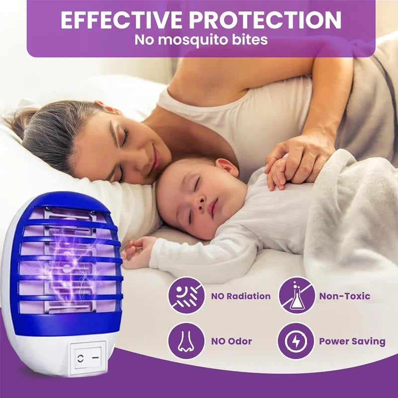 Electric Mosquito Lamp Insect Repellent LED Trap UV Insect Killer Eco-friendly Household Summer Electronic Mosquito