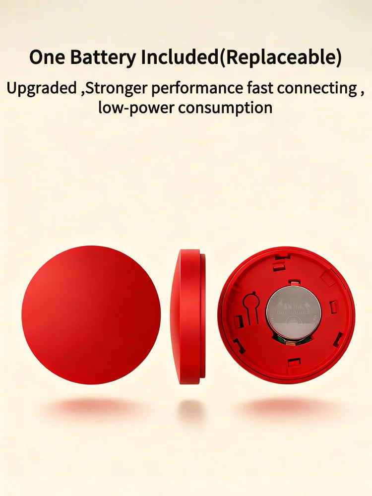 Smart Button Scene Switch 3-Actions Wireless Button Zigbee Smart Life App Remote Control For Google/Alexa Wait Voice Home Office
