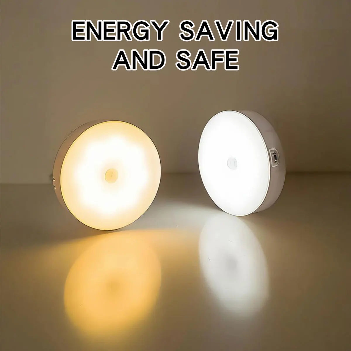 LED Night Light Smart Human Body Sensor with Digital Sensor Head Magnetic Suction Wireless-Use Eye Protect Night Lamp