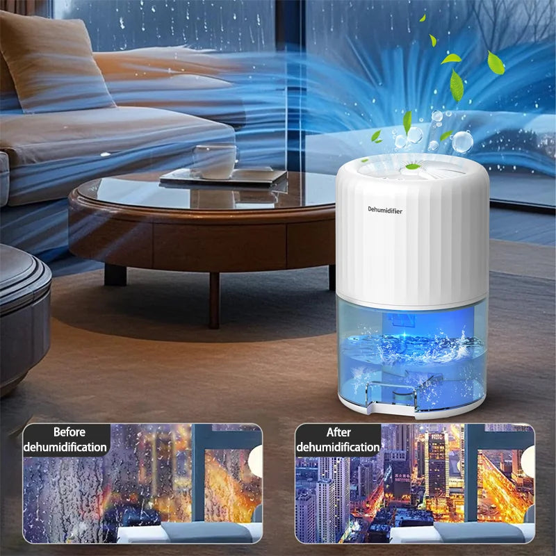 NEW Dehumidifier household intelligent dehumidifier indoor moisture absorption silent small air dryer dehumidifier