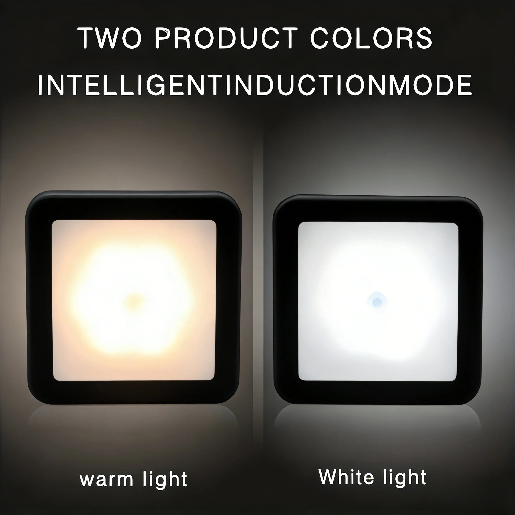 Motion Controlled Human Body Sensor LED Night Light Smart Battery Operated WC Bedside Lamp For Room Hallway Pathway Home Light