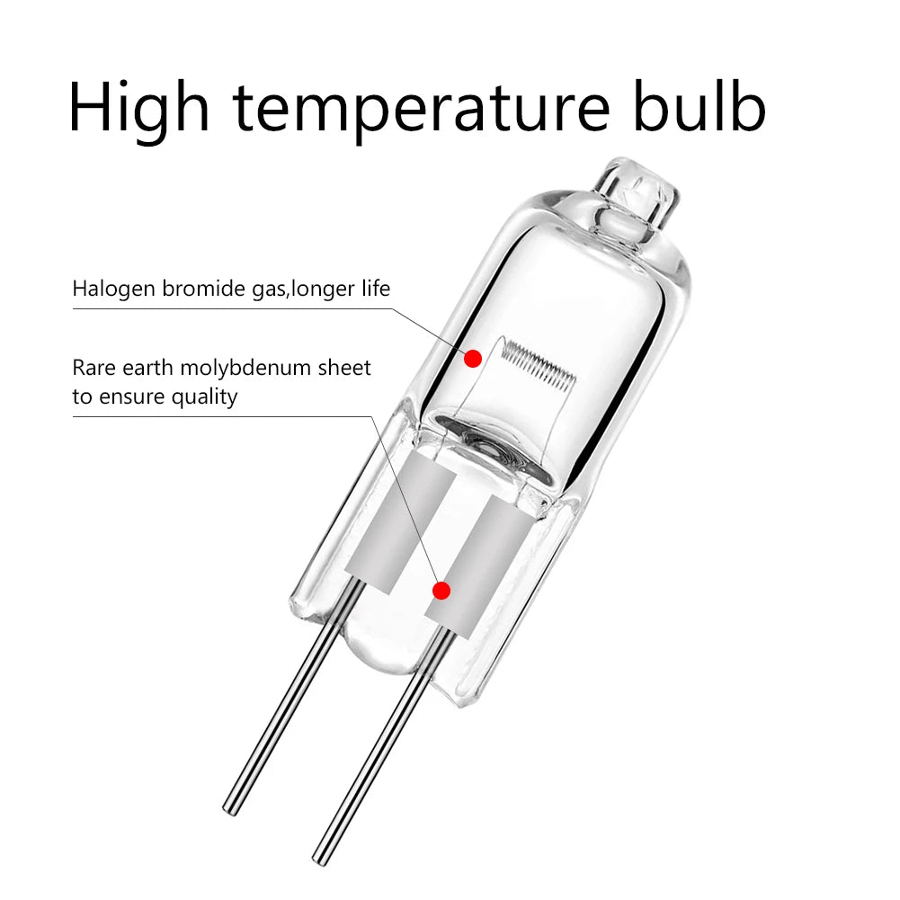 10pcs Halogen Bulb G4 12V 5W 10W 20W 35W 50W Globe Lot JC Bi-Pin LED Warm White Replace LED Capsule Lamp Halogen Bulbs Light