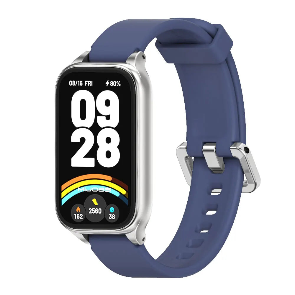 Strap for xiaomi Mi band 9 Active Bracelet Global Version Silicone Waterproof Wristband Mi Smart Band 9 Active Strap