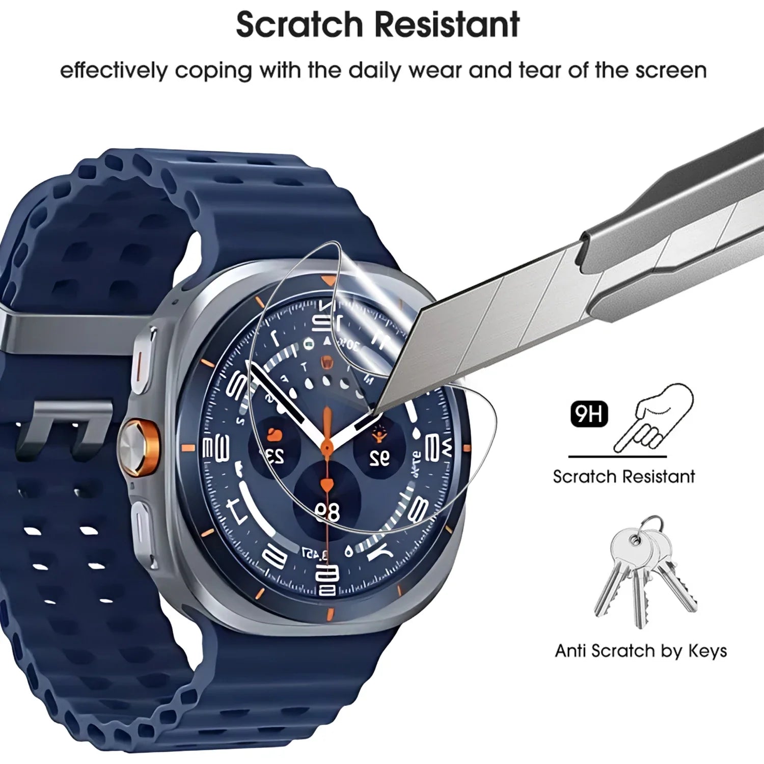 Soft TPU Protective Film for Samsung Galaxy Watch 8 40mm 44mm Smartwatch Screen Accessories Not Glass for Galaxy Watch 8 Classic