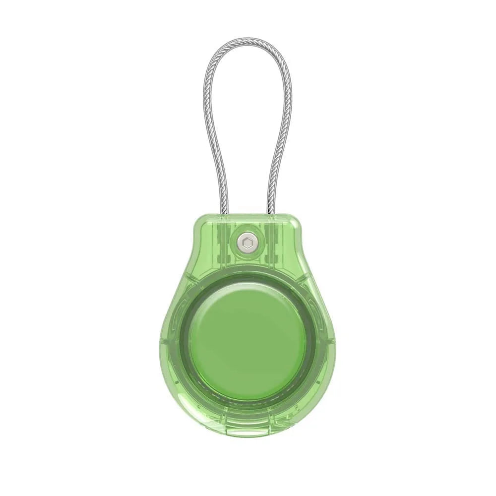 Secure Holder with Keyring - Anti-Lost Lock Case for Airtag Air Tags - Full Coverage Protectors Cover for Pets Luggage Key