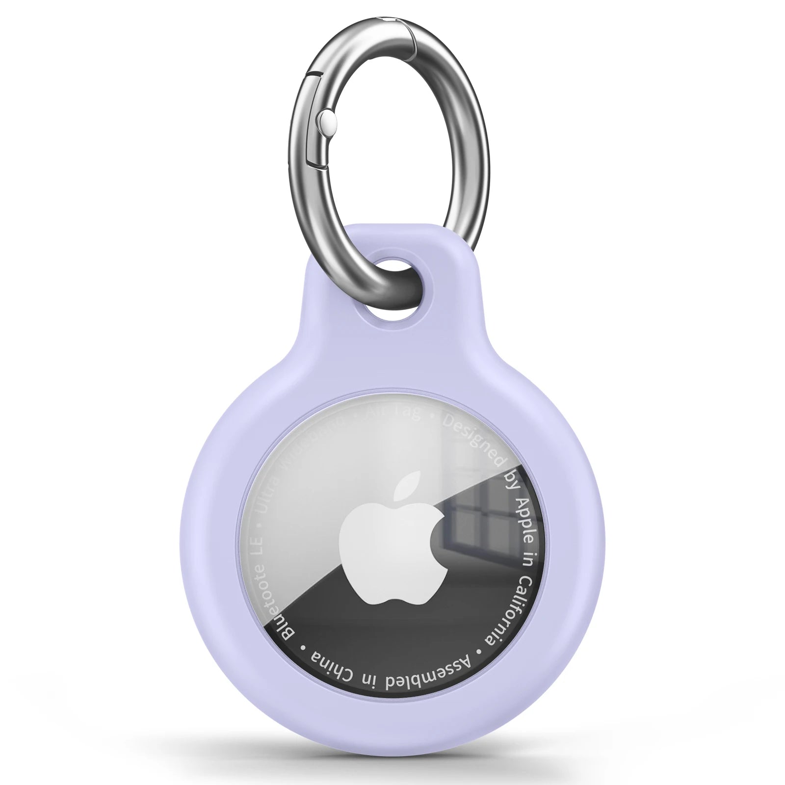 TPU Cover for Apple Air Tag Holder with Keychain Protective Shell Tracker Accessories Anti-scratch Sleeve For Apple Air Tag Case