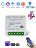 16A 20A Tuya Smart WiFi Switch RF 433Mhz Receiver Breaker Relay Module 2-way Control Smart Life App Remote Alexa Google Home