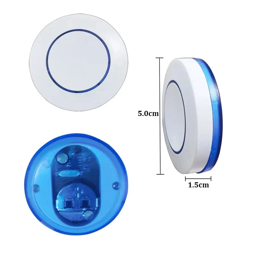 433MHz Wireless Light Switch 10A Relay Breaker Remote Control 220V 110V Mini Round Button Wall Switch for Home LED Lamp