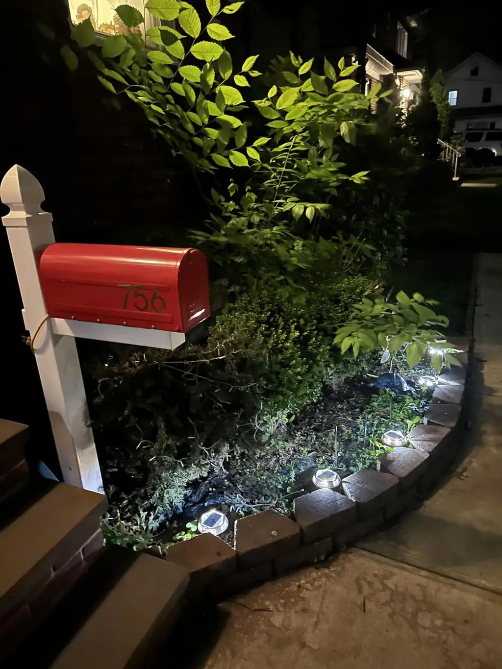 1/2/4PCS RGB Solar Ground Lights Solar Lights Outdoor IP68 Waterproof Solar Powered Landscape Lighting for Garden Yard Pathway