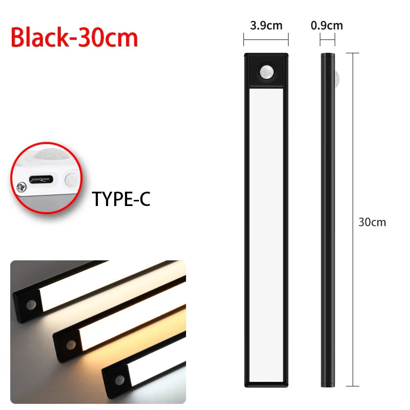 Night Light Led Light Under Cabinet Light Motion Sensor night light Closet Light Cabinet Kitchen Lighting Magnetic night light