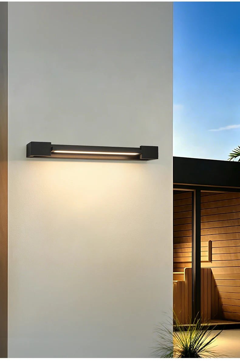 Latest 2026 Rotatable Adjustable LED Wall Lamp,IP65 Aluminum Long Strip Sconce for Bedroom Computer Room Villa Store Interior