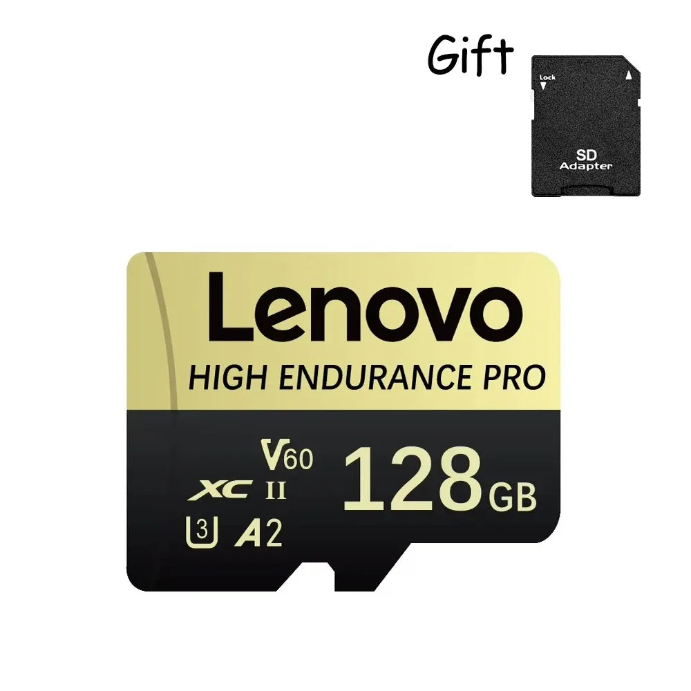 Lenovo SD Memory Card 2TB 1TB Class 10 High Speed Micro TF Card 1TB 512GB128GB 256GB For Nintendo Switch PC Smart phone SD Card