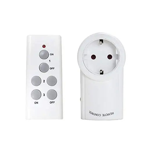 Wireless Smart Remote Control Power Outlet Light Switch Plug Socket Power Outlet Socket EU Plug with Remote Control