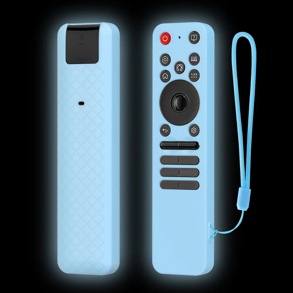 TV Remote Control Cover Silicone Lightweight Shockproof Anti-Slip Scratch Resistant Protective Cover For LG MR25GA Remote Case