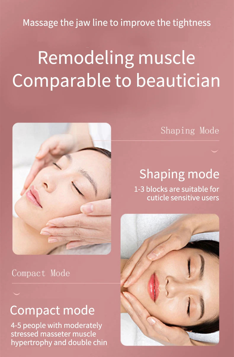 Facial Lifting Massager 12 Gears Electric Facial Massager V-line Face Lifting Slimming Vibration Device Home Use Beauty Tool