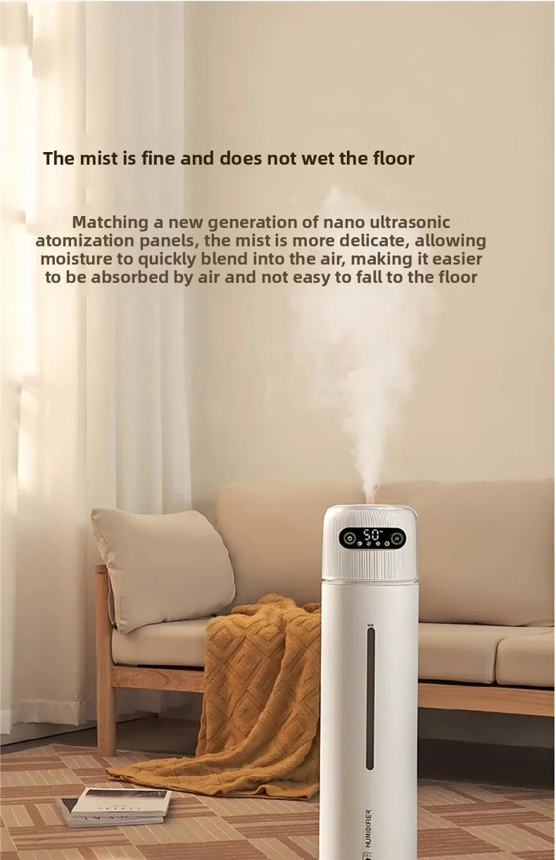 10L Smart Humidifier for Home Ultra-Quiet, Auto Shut-Off Quiet Humidifier For Baby Nurse Suitable for Bedroom/Living Room/Office