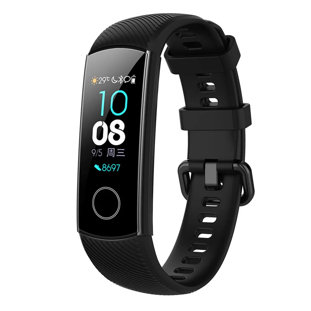 Silicone Wrist Strap For Honor Band 4 5 Smart Accessories Replacement Wristbands Strap For Honor Band 5 Bracelet